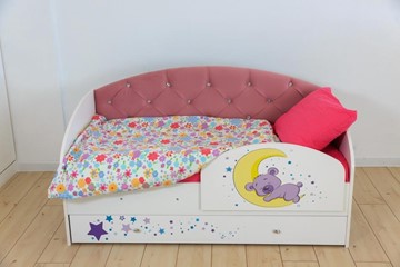 Детская кровать с бортиками Звездочка с бортиком, Розовый в Тюмени - предосмотр 6