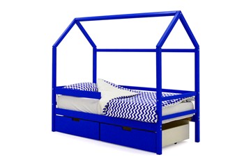 Кровать-домик детская Svogen синий в Ишиме