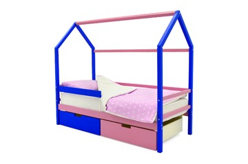 Детская кровать-домик Svogen синий-лаванда в Тюмени - предосмотр