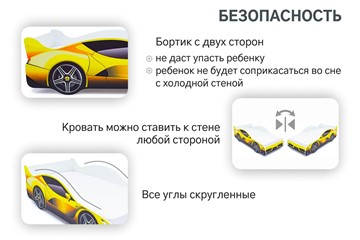 Кровать-машина в детскую Ferrari в Заводоуковске - предосмотр 6