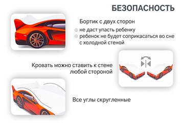 Детская кровать-машина Lamborghini в Заводоуковске - предосмотр 7