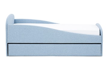 Мягкая кровать с ящиком Letmo небесный (рогожка) в Тюмени - предосмотр 17