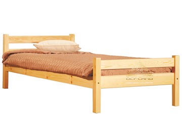 Кровать односпальная детская Фортуна 9, 900х2000, массив Белая или Лак в Тюмени