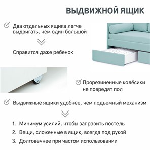 Детская кровать Soffal эвкалипт (микрошенилл) в Заводоуковске - предосмотр 21