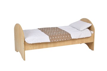 Детская кровать для девочки Фея 140х60 см, натуральный в Заводоуковске