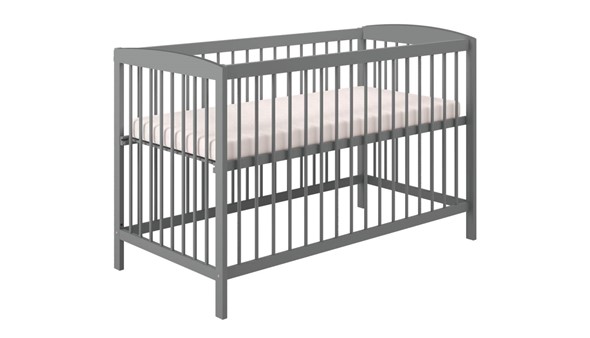 Кроватка для новорожденных POLINI Kids Simple 101 Серый в Тюмени - изображение