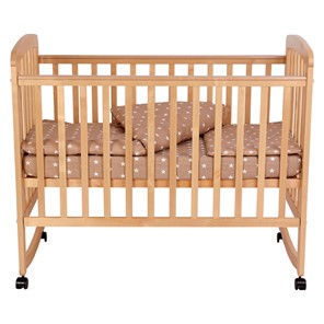 Кроватка для новорожденных POLINI Kids Simple 304 Натуральный в Тюмени - предосмотр 3