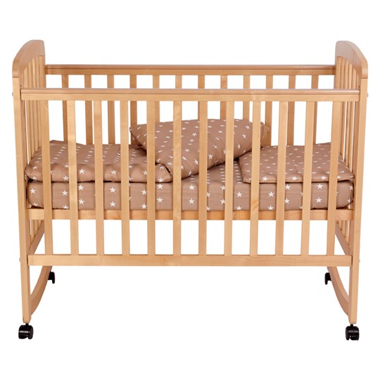 Кроватка для новорожденных POLINI Kids Simple 304 Натуральный в Тюмени - изображение 3