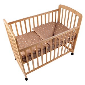 Кроватка для новорожденных POLINI Kids Simple 304 Натуральный в Заводоуковске - предосмотр 1