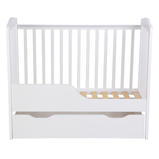 Кроватка для новорожденных POLINI Kids Simple 310-02 Белый в Заводоуковске - изображение 1