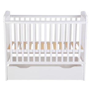 Кроватка для новорожденных POLINI Kids Simple 310-02 Белый в Заводоуковске - предосмотр 5
