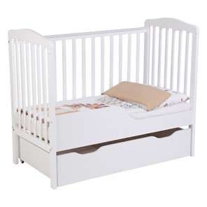 Кроватка для новорожденных POLINI Kids Simple 310-02 Белый в Тюмени - предосмотр 6