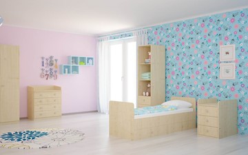 Детская кровать с комодом POLINI Kids Simple 1100 Натуральный в Заводоуковске - предосмотр 4