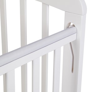 Кроватка для новорожденных с маятником POLINI Kids Simple 304 Белый в Заводоуковске - предосмотр 5