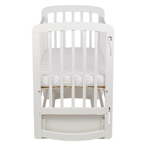 Кроватка для новорожденных с маятником POLINI Kids Simple 304 Белый в Заводоуковске - предосмотр 6
