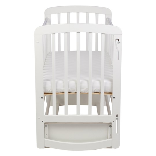 Кроватка для новорожденных с маятником POLINI Kids Simple 304 Белый в Заводоуковске - изображение 6