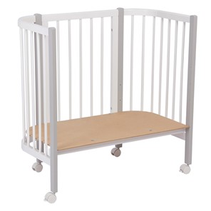 Кроватка детская приставная POLINI Kids Simple 105 Белый / Серый в Заводоуковске - предосмотр 6