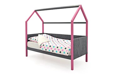 Детская кровать-домик «Svogen лаванда-графит» мягкая в Заводоуковске - предосмотр