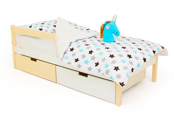 Кровать детская Skogen classic бежево-белая в Заводоуковске - изображение