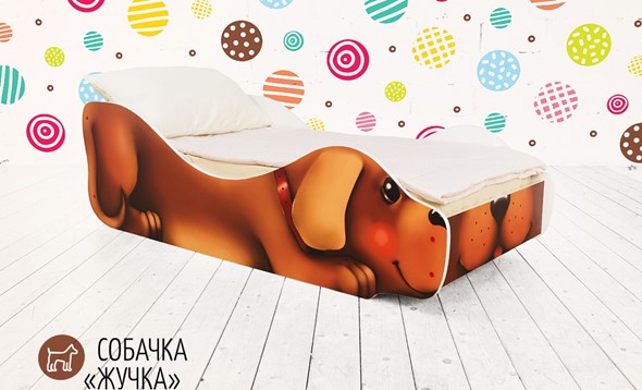 Кровать-зверенок Собачка-Жучка в Заводоуковске - изображение