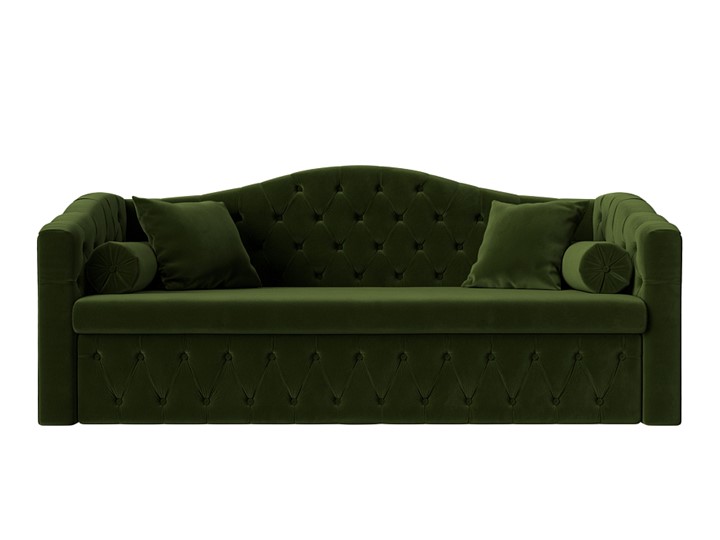 Диван-кровать Мечта, Зеленый (Микровельвет) в Заводоуковске - изображение 3