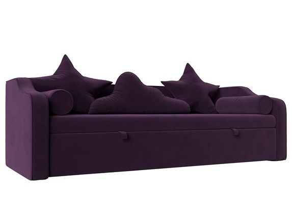 Диван-кровать Рико, Фиолетовый (Велюр) в Заводоуковске - изображение