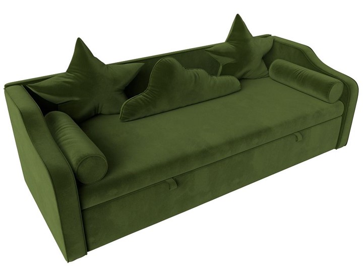 Диван-кровать Рико, Зеленый (Микровельвет) в Заводоуковске - изображение 4