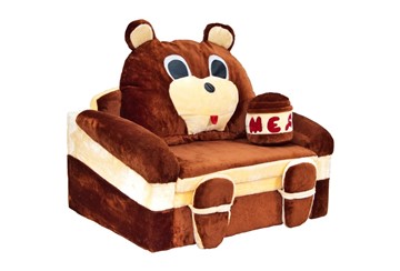 Диван детский Медведь с подушкой, ширина 120 см в Заводоуковске - предосмотр 1
