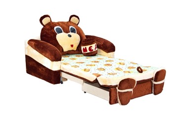 Диван детский Медведь с подушкой, ширина 120 см в Заводоуковске - предосмотр 2
