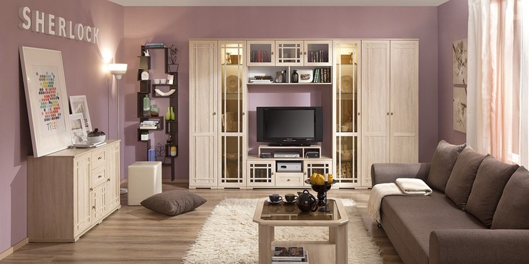 Набор мебели для гостиной Sherlock №2, Дуб Сонома в Тюмени - изображение