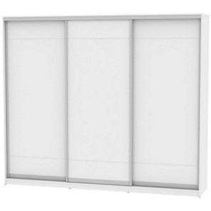 Шкаф 3-дверный Белла (B-230х270х60-2) (792) (Двери D9+D9+D9), без зеркала, Белый в Тюмени