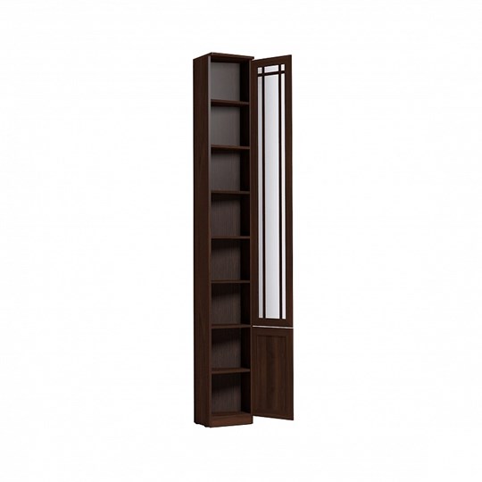 Шкаф для книг Sherlock 35, Орех шоколадный в Тюмени - изображение 1