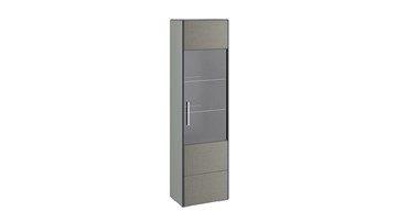 Шкаф одностворчатый Наоми для посуды, цвет Фон серый, Джут ТД-208.07.25 в Тобольске