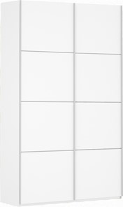 Шкаф 2-створчатый Прайм (ДСП/ДСП) 1200x570x2300, белый снег в Заводоуковске