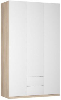 Шкаф 3-дверный Реал распашной (Push to open; R-198х135х60-2-PO), без зеркала в Заводоуковске - изображение