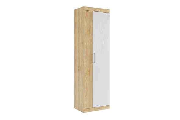 Шкаф 2-дверный Макси, дуб сонома/белое дерево в Заводоуковске - изображение