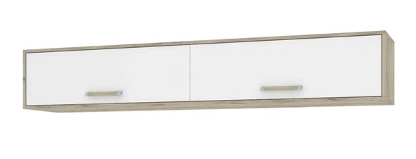 Навесной шкаф Флорида, Ф52, Серый дуб/Белый в Заводоуковске - изображение