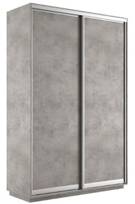 Шкаф 2-х створчатый Экспресс (ДСП) 1200х450х2200, бетон в Тюмени