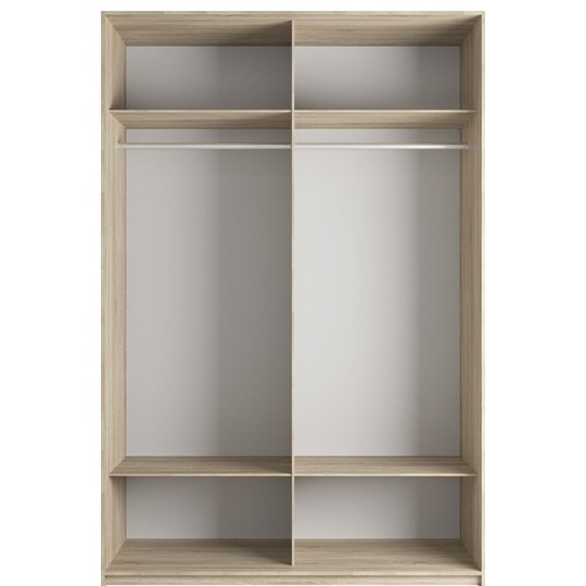 Шкаф 2-дверный Эста (Зеркало/Зеркало) 1600x660x2400, белый снег в Заводоуковске - изображение 1