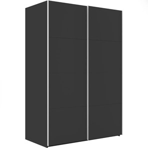 Шкаф 2-дверный Эста (ДСП/ДСП) 1600x660x2200, серый диамант в Заводоуковске - предосмотр