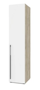 Одностворчатый шкаф С13, Серый дуб/Белый в Ишиме