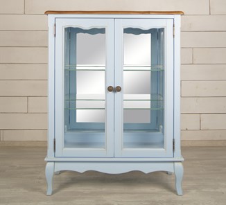 Шкаф 2-дверный Leontina для посуды (ST9318B) Голубой в Тюмени - предосмотр 2