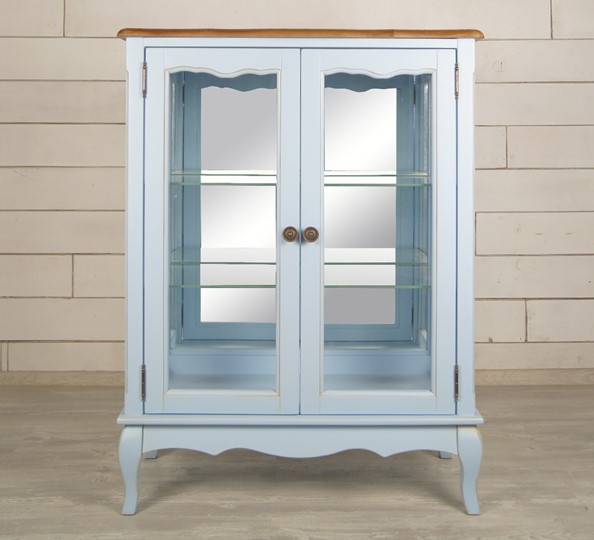 Шкаф 2-дверный Leontina для посуды (ST9318B) Голубой в Заводоуковске - изображение 2