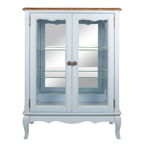 Шкаф 2-дверный Leontina для посуды (ST9318B) Голубой в Тюмени - предосмотр