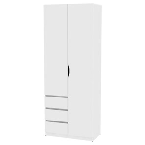 Шкаф 2-дверный Мальта H191, Белый в Тюмени