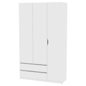 Шкаф 3-дверный Мальта H219, Белый в Заводоуковске - предосмотр