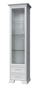 Шкаф-витрина Грация ШР-1, белый, 1 стекло, 420 в Тюмени