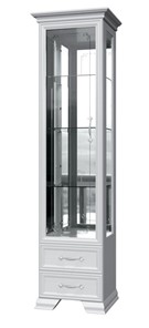 Шкаф-витрина Грация ШР-1, белый, 3 стекла, 420 в Тюмени