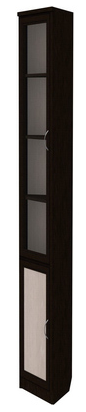 Шкаф распашной 209 левосторонний, цвет Венге в Заводоуковске - изображение