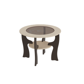 Круглый стол №13, Венге мали/Ясень жемчужный в Ишиме